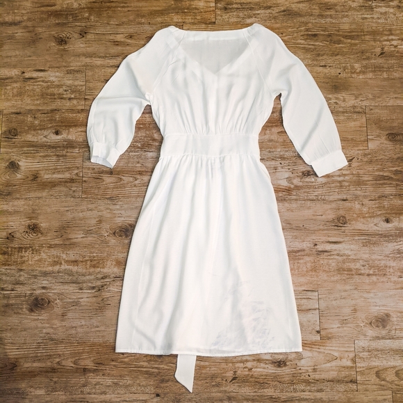 SVETLANA 🍓🍒 Berry Crème Linen Dress - Picture 3 of 6